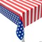 Patriotic Stars & Stripes Plastic Tablecloth Roll 40" x 100 FT